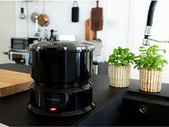 GASTRONOMA Küchenmaschine 18220001 Kartoffelschäler mit Salatschleuder, 85 W