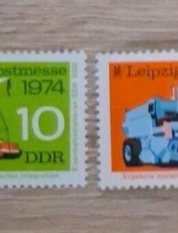Briefmarken DDR 1974 Leipziger Herbstmesse komplett postfrisch - Görlitz