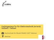 Fachingenieur*in für Elektrotechnik (m/w/d) Vollzeit / Teilzeit - Weimar