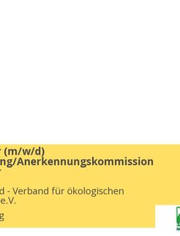 Mitarbeiter (m/w/d) Zertifizierung/Anerkennungskommission Verarbeiter - Gräfelfing