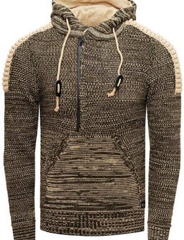 Rusty Neal Kapuzensweatshirt Knitwear mit praktischem Reißverschluss
