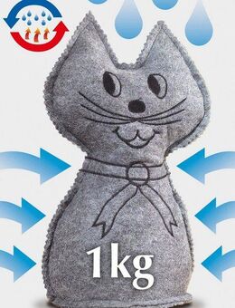 WENKO Luftentfeuchter Katze, für 0 m³ Räume, 3 Monate wirksam