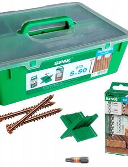 SPAX Terrassenschrauben 5x50 850 Stück A2 Bonus - Wuppertal