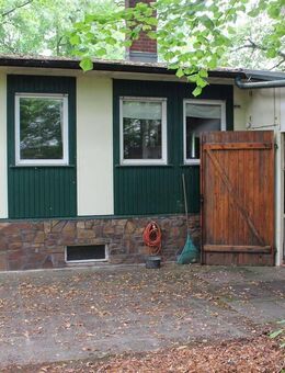 Dauerwohnsitz: idyllisch gelegener Bungalow mit Pool und Garage, mitten im Wald... - Brandis
