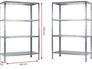 SCHULTE Regalwelt Steckregal Stecksystem-Grundregal, Metall verzinkt, 1800x600x400 mm, 4 Böden