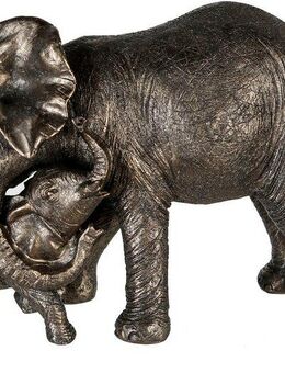GILDE Tierfigur Elefant mit Jungem "Zambezi" (1 St)