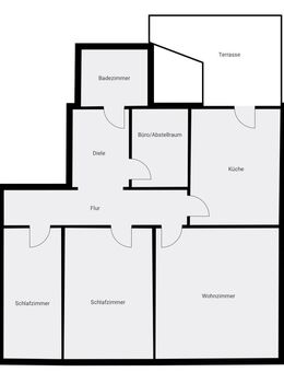 95qm Terrassen-Wohnung hell, freundlich in Jugendstilvilla, moderne Einbauküche Flamersheim - Euskirchen