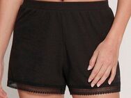 sloggi Relaxshorts GO Ribbed Short weiche Rippware mit Spitzenbesatz