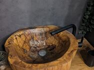 Holz Waschbecken Baumstamm Epoxidharz - München
