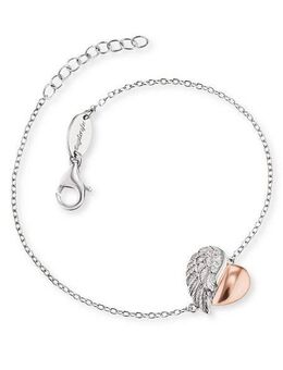 Engelsrufer Armband Herzflügel, ERB-LILHEARTWING-BIR, mit Zirkonia (synth)