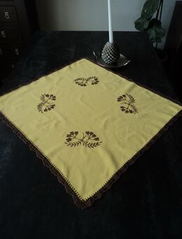 Tischdecke Decke Mitteldecke Läufer Kaffeetisch gelb Frühling ohne Porto - Greifswald Zentrum