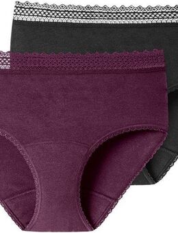 Schiesser Periodenslip Secret Care (2er-Pack) mit zuverlässigem Schutz bis zu 12 Stunden lang