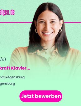 Lehrkraft Klavier (m/w/d) - Regensburg