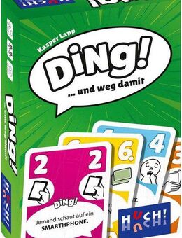 HUCH! Spiel DING!, Kartenspiel, Made in Europe