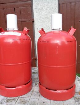 Gasflaschen mit Kappe 2 Stück (leer) 11 kg - Zwönitz