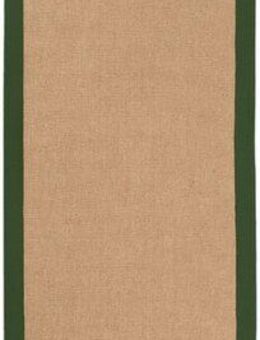 carpetfine Sisalteppich Sisal, auch als Läufer erhältlich, rechteckig, Höhe: 5 mm, mit farbiger Bordüre, Anti Rutsch Rückseite, viele Größen, Wohnzimmer