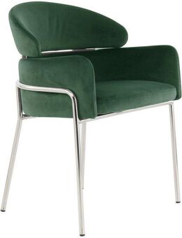 Kayoom Polsterstuhl Stuhl Corey 125, komfortabler Stuhl,angesagter Retro-Look (1 St), samtweicher Bezug, pflegeleicht, sehr gemütlich, angesagter Retro-Look