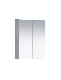 welltime Spiegelschrank Prag (1-St) Badspiegel in Weiß Hochglanz - Maße (B/T/H) 60/18/78 cm