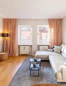 Pulsierendes City-Feeling: Attraktive 3-Zimmer-Wohnung mit Balkon zum ruhigen Innenhof - München
