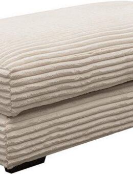 WERK2 Hocker Eden, Design Hocker in Cord mit besonders weichem Sitzkomfort