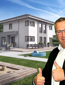 LEBENSZIEL: Stadtvilla als Effizienzhaus, 2 Kinderzimmer, Home-Office und Grundstück - Klötze