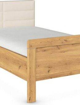 rauch Bett Bett Einzelbett Stollenbett EVELYN, in Komforthöhe mit Polsterkopfteil in elegantem Stil MADE IN GERMANY