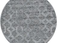 Ayyildiz Teppiche Teppich PISA 4702, rund, Höhe: 20 mm, auch in rechteckig, Hoch Tief Struktur, Wohnzimmer, Schlafzimmer