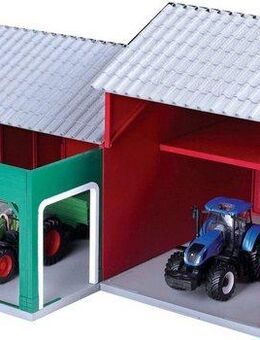 Bburago Spielwelt Farmland, Farm Hütte, inkl. FENDT Traktor