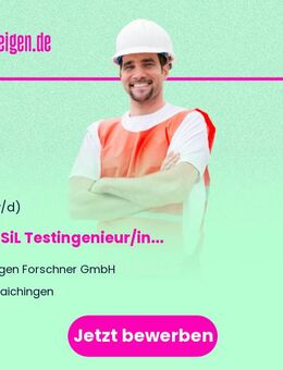 HiL / SiL Testingenieur/in (m/w/d) - Spaichingen