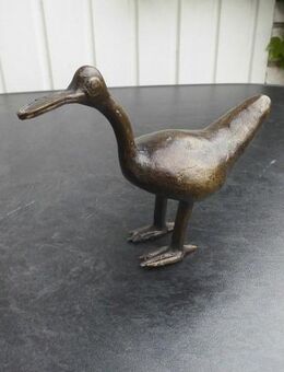 Metall Deko Figur Vogel Bronze? ca. 12x16x6 cm 12,- - Flensburg