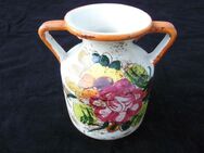 Keramik Vase Henkelvase Italy handbemalt Blumen Vintage Deko 4,- - Flensburg