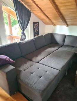 Wohnlandschaft U-Form mit Schlaffunktion und Bettkasten - Vaihingen (Enz)