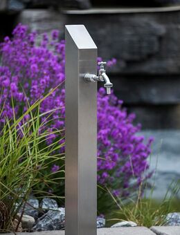 Wassersäule SQS 1030 mm Edelstahl V2A Bewässerung Zapfstelle - Hiddenhausen