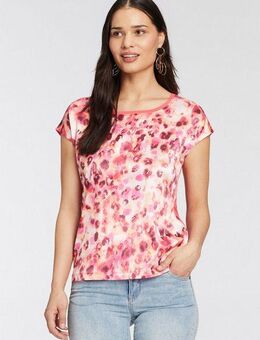 Laura Scott Shirtbluse aus glänzendem Satin