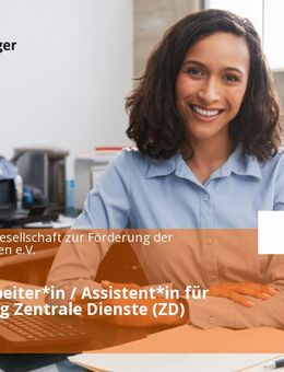 Sachbearbeiter*in / Assistent*in für die Leitung Zentrale Dienste (ZD) - München
