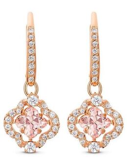 Swarovski Paar Ohrhänger Una Sparkling Dc Glücksklee, mit Swarovski® Kristall