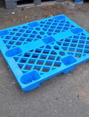 Aktion! Kunststoffpalette 110x110x14 Brennholzlagerung. Gebraucht. Gutem Zustand! Farbe Blau! in 91126