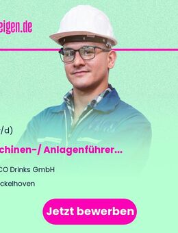 Maschinen-/ Anlagenführer (m/w/d) - Hückelhoven