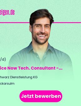 Service Now Tech. Consultant - Event Management (m/w/d) - Neckarsulm