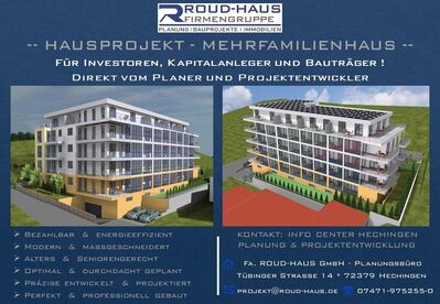 + EXKLUSIVES MEHRFAMILIENHAUS-PROJEKT! +