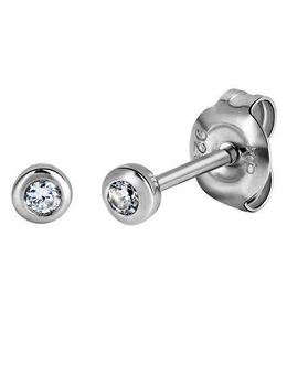 Firetti Paar Ohrstecker Schmuck Geschenk Silber 925 Ohrschmuck, mit Zirkonia (synth)