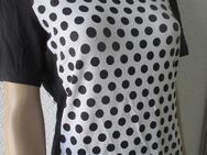 NEU mit ETIKETT * Edel * ausgefallen * Punkte * Polka dots * Tupfen * Kurzarm * T- Shirt "GERRY WEBER" Gr. 38- 40/ S- M * schwarz * weiß * black and withe * - Riedlingen