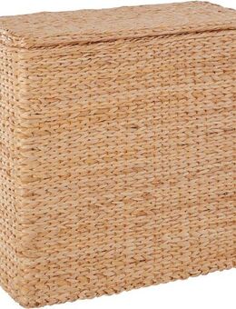 locker Wäschesortierer, geflochtene Binse, Höhe 64 cm