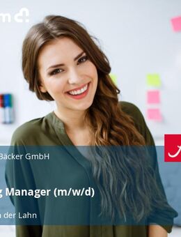 Marketing Manager (m/w/d) - Limburg (Lahn)