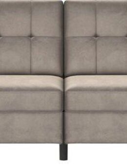 Dorel Home 3-Sitzer Hartford II, Bettfunktion, Rückenlehne 2-teilig, 3-fach verstellbar, Sitzhöhe 43 cm
