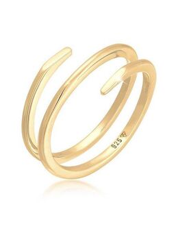 Elli Fingerring Wickelring Twist Fein 925 Silber