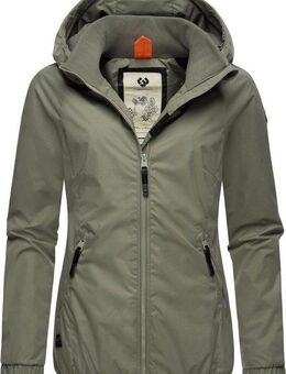 Ragwear Outdoorjacke Dizzie Wasserdichte Übergangsjacke mit großer Kapuze