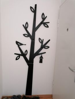 Garderobe in Baumform aus schwarzem Metall - Haltern (See) Zentrum