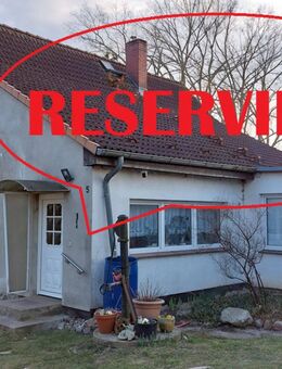 VIEL GRUNDSTÜCK - SCHÖNES HAUS - FAST ALLEINLAGE - TIERHALTUNG MGL. - Brünzow