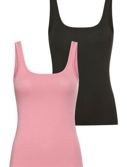 HUGO Tanktop (2-tlg) Rundhals